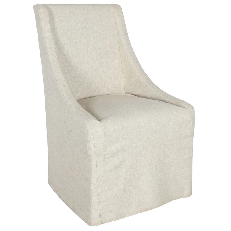 Seneca Upholstered Rolling Dining Chair by Kosas Home | Wayfair North America