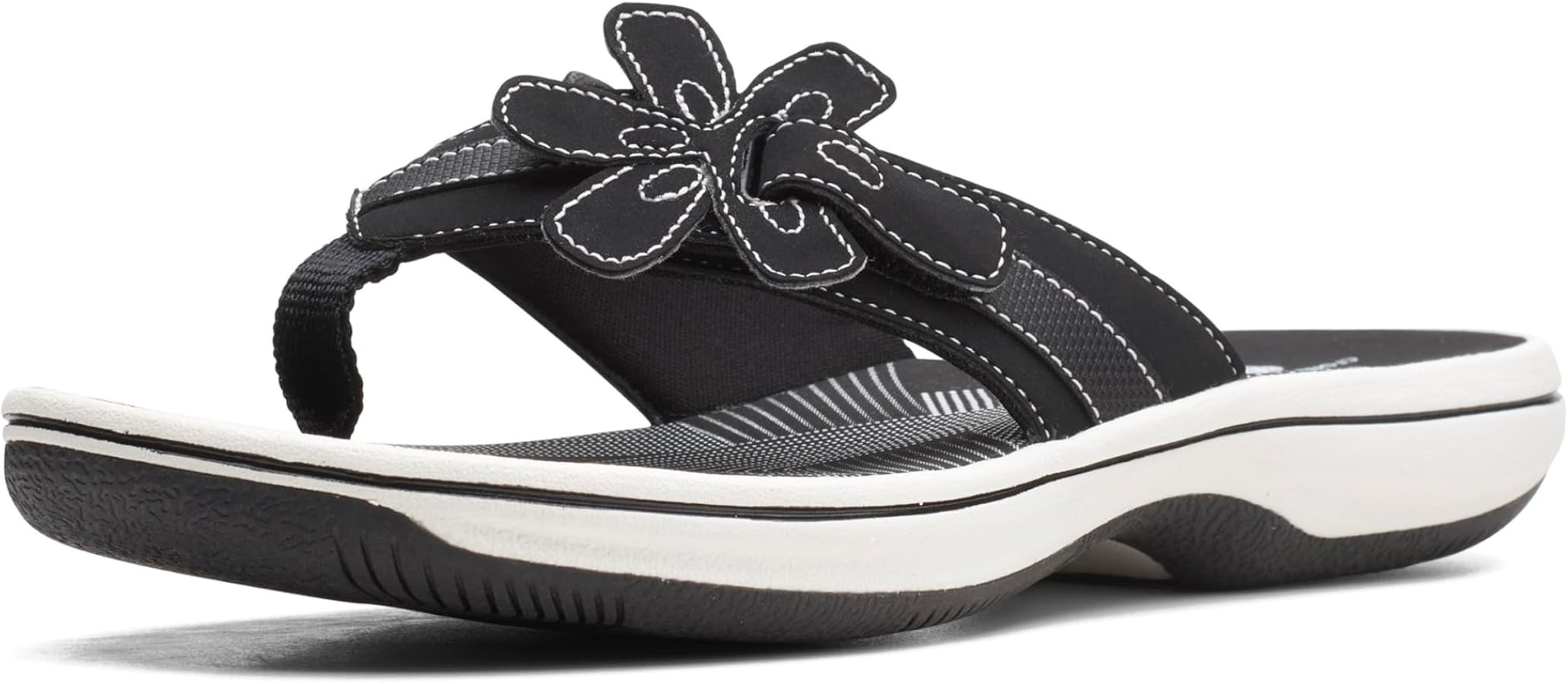 Clarks Women's Brinkley Flora Flip Flop | Amazon (US)