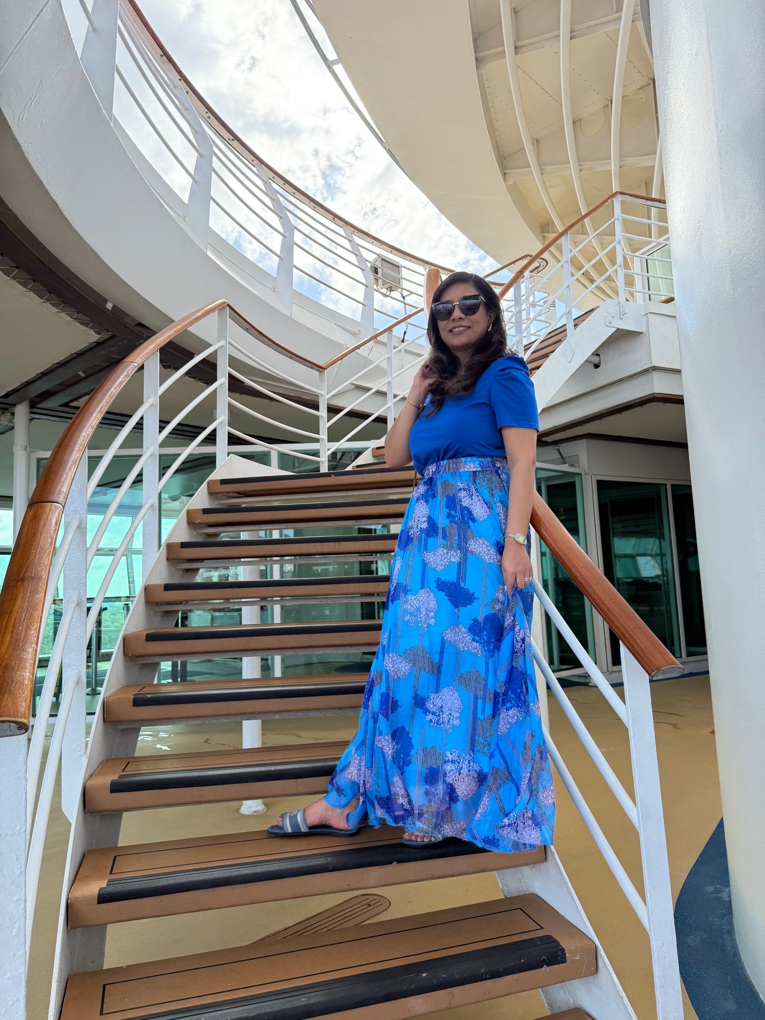 I wore this outfit last year in a cruise and the skirt is perfect for a spring break cruise or vacation with the kids  

#LTKgrwm #LTKmomlife #LTKootd
