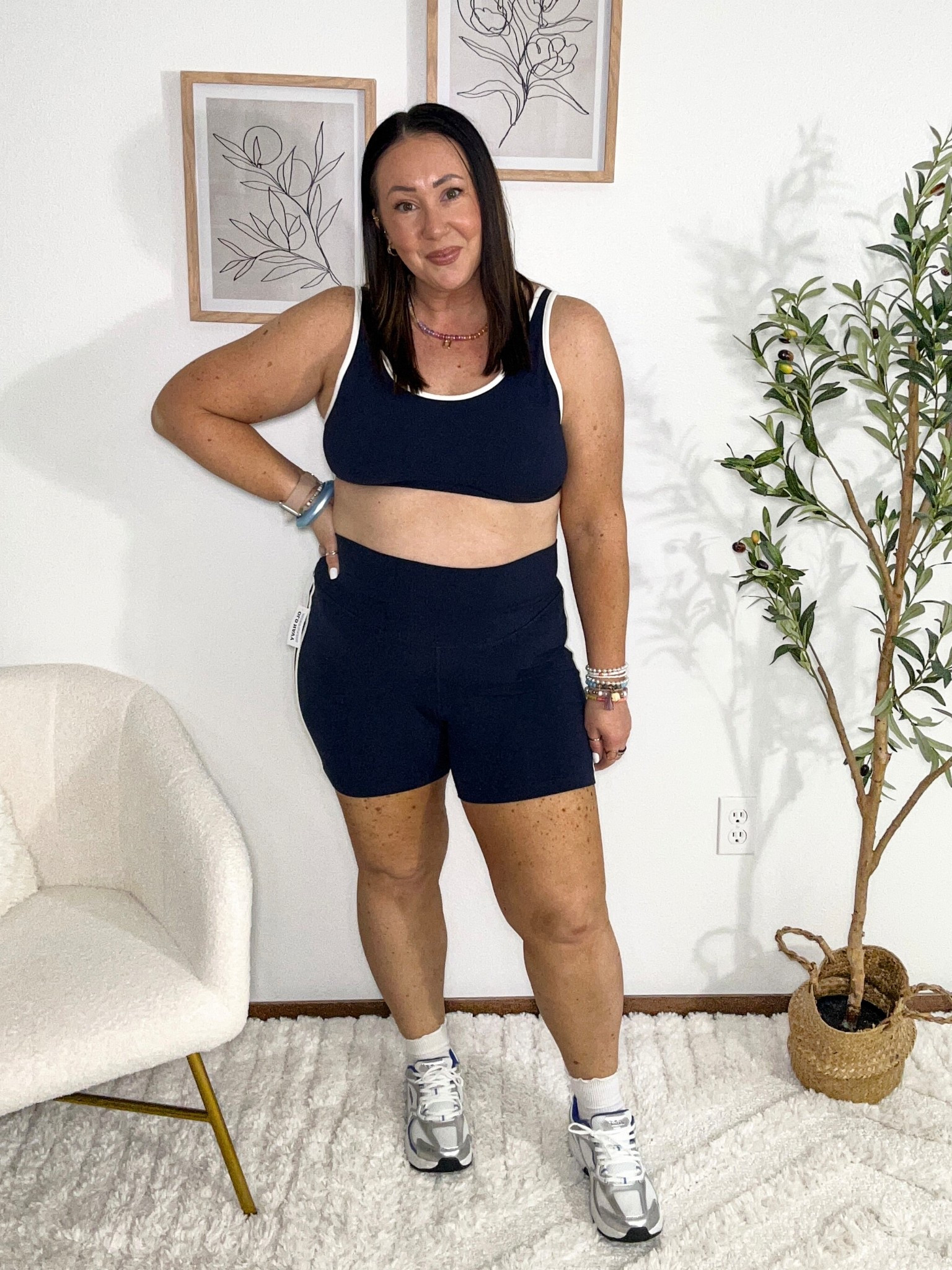50% off almost everything ar Old Navy! XL sports bra and matching 5’’ inseam biker shorts. Perfect for my at home workouts these days!  Would prefer a large in both, as I’m between sizes at the moment  

#LTKOver40 #LTKSaleAlert #LTKfitnessgoals