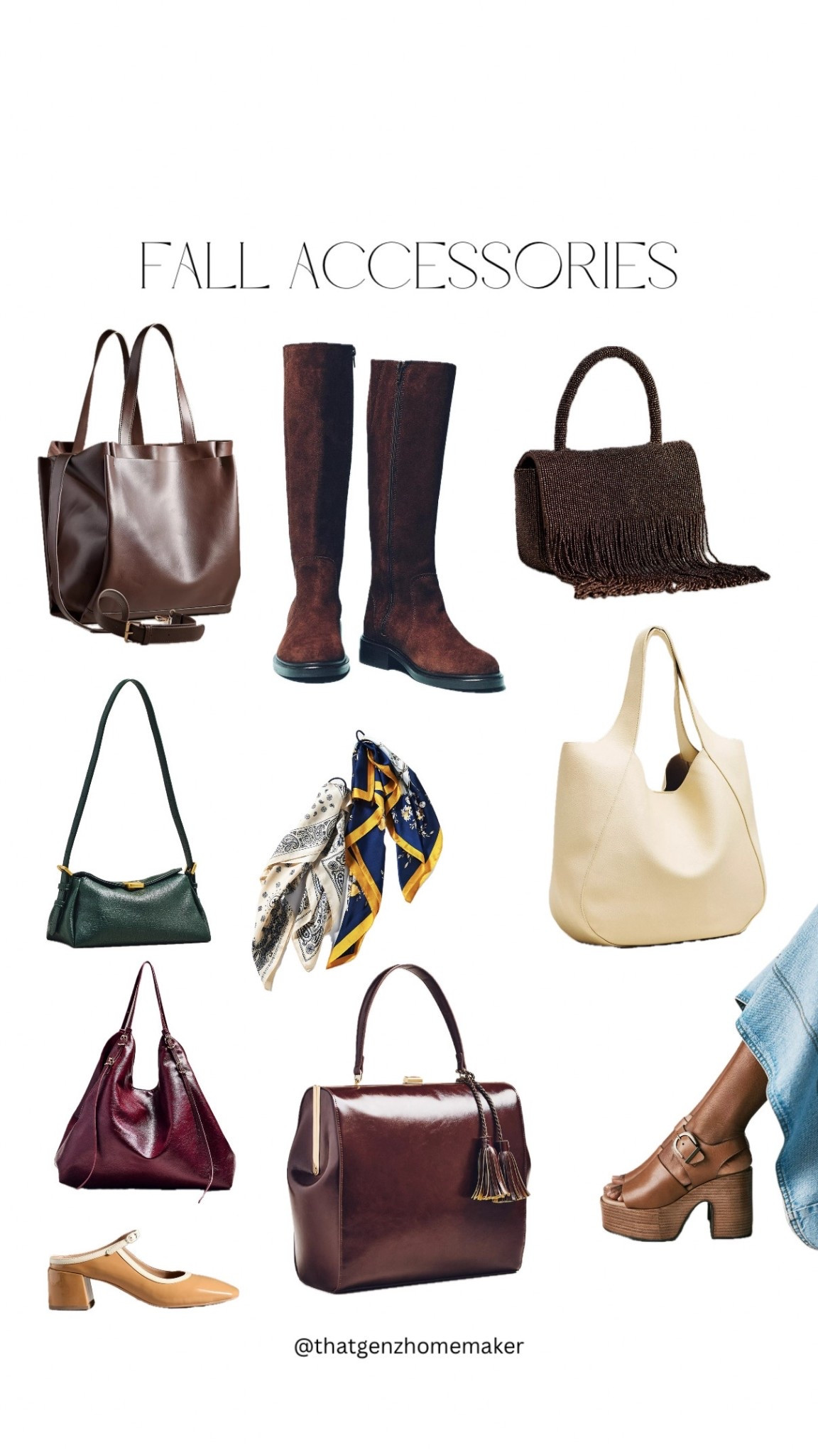 fall accessories - bags, purses, shoes, boots, etc. 

all 25% off till tonight!



#LTKSeasonal #LTKFallSale #LTKStyleTip
