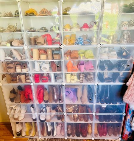 New 12 twelve tiers stackable Shoe Closet holds 96 pairs of shoes ranging from tall heeled & flat boots to ankle booties, platform & Kitten heels to slides, sneakers, flats & more…

#LTKshoecrush #LTKFind #LTKstyletip