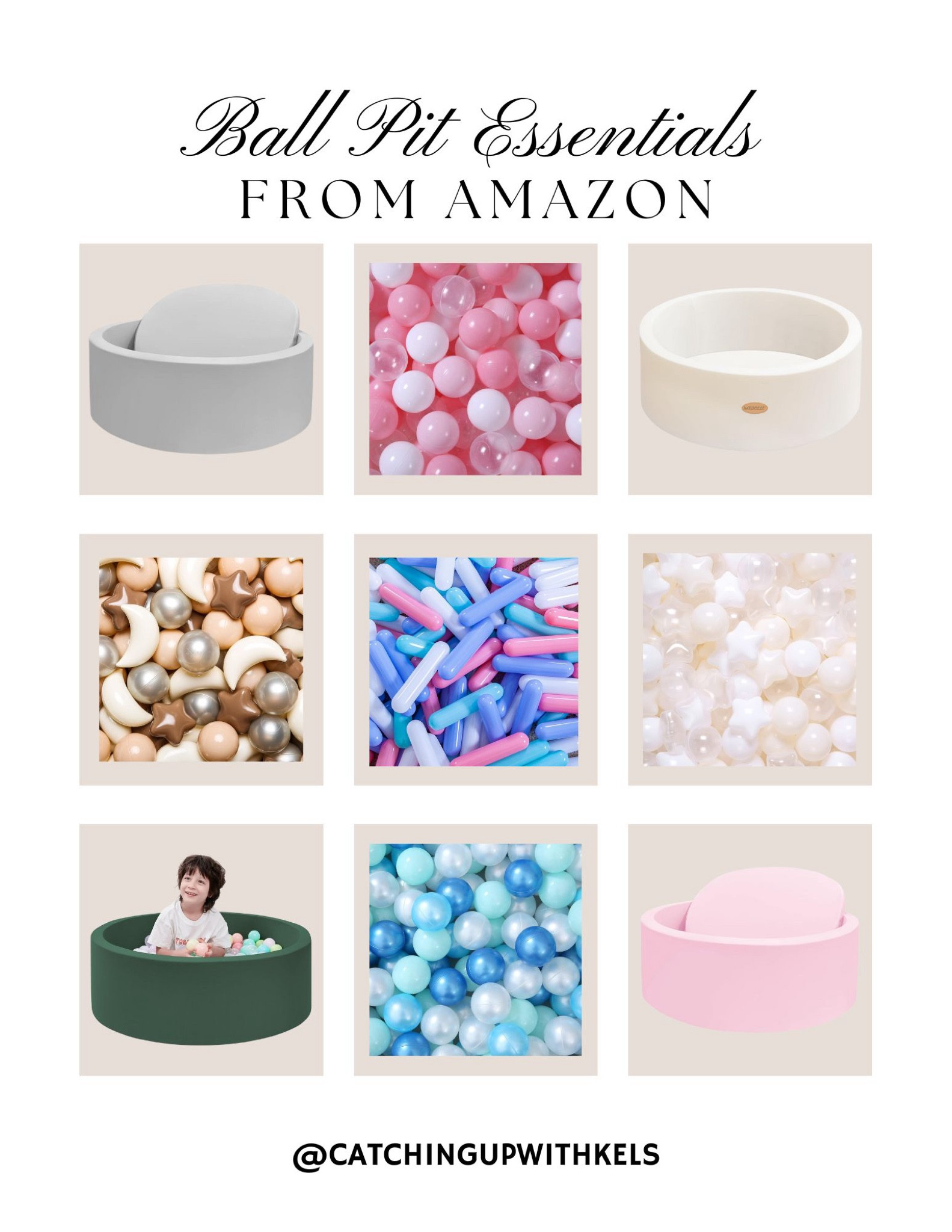 Ball pit dreams come true! 🌈 Whether you're creating a fun play zone or gifting something unique, these ball pit essentials from Amazon are a hit with kids of all ages. Choose your colors and get ready for hours of fun! 🎉 #BallPitFun 

#LTKKids #LTKBaby