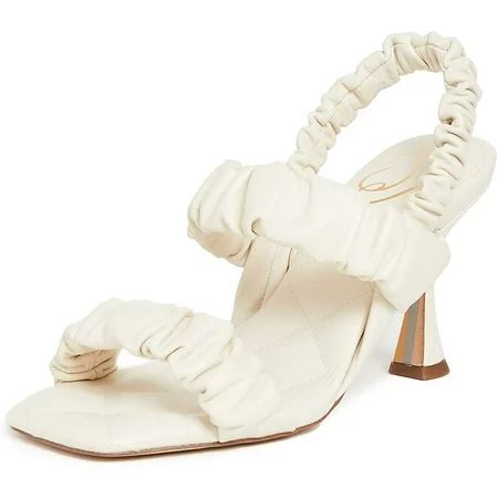 Sam Edelman Womens Marlena Heeled Sandal 5 Ivory | Walmart (US)