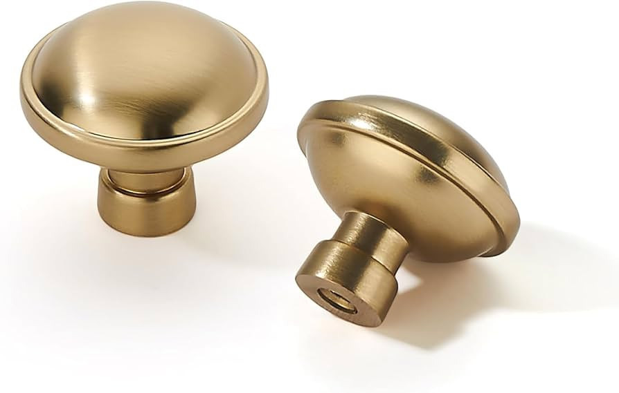 khtumeware 6 Pack Drawer Pulls 1-1/4 Inch Champagne Bronze Cabinet Knobs Solid Round Dresser Draw... | Amazon (CA)