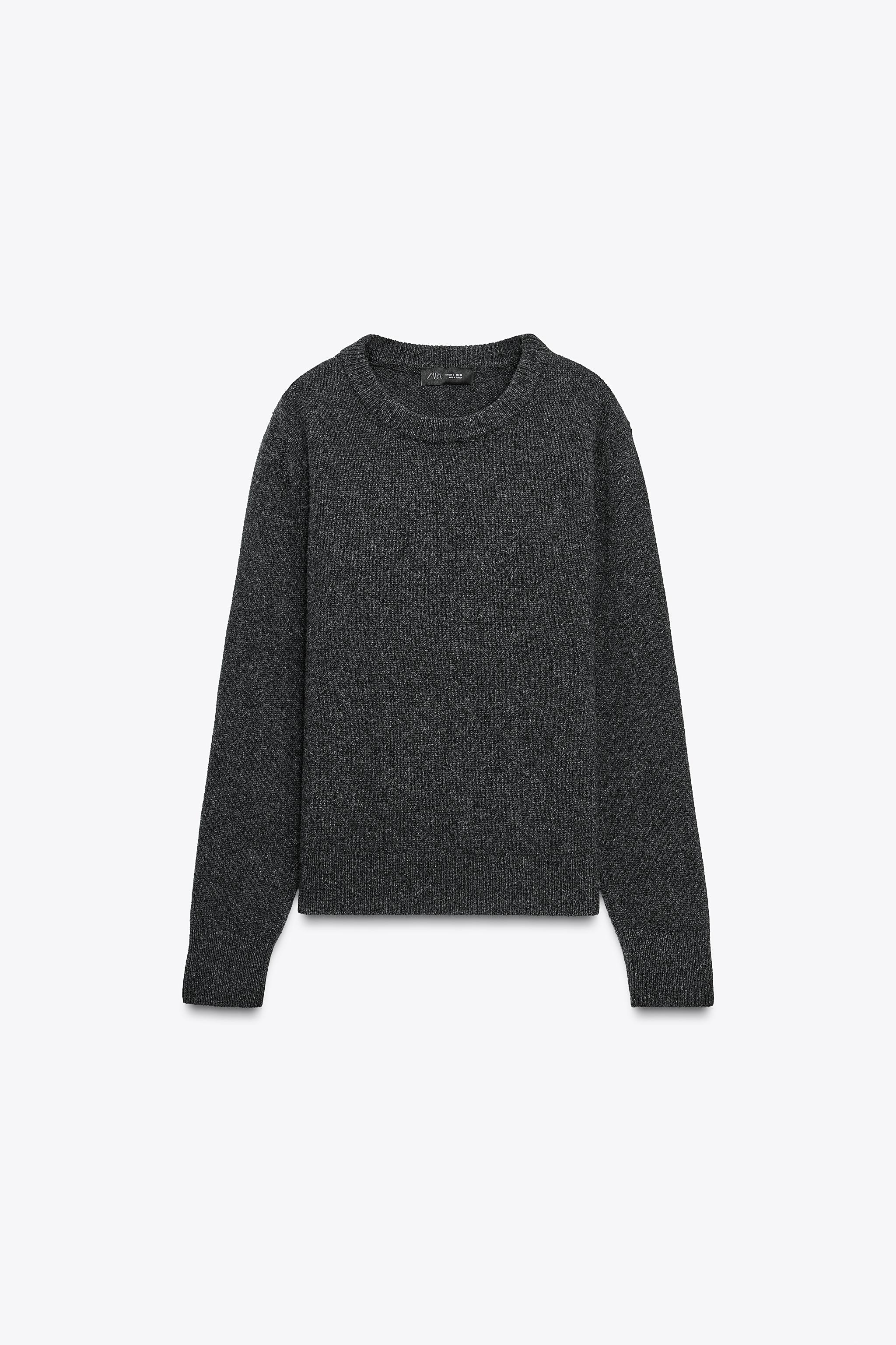 CASHMERE AND WOOL BASIC SWEATER | Zara UK