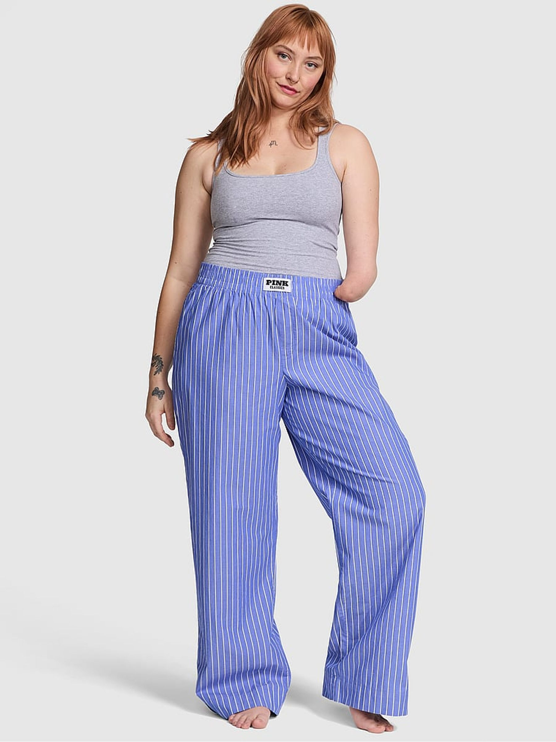 Ultra Marine Blue Boyfriend Pyjama Bottoms | Victoria's Secret UK | Victoria's Secret UK