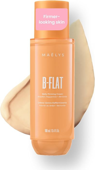MA\u00cbLYS B-FLAT Belly Firming Cream for Women - Skin Tightening & Moisturizing Treatment with ... | Amazon (US)