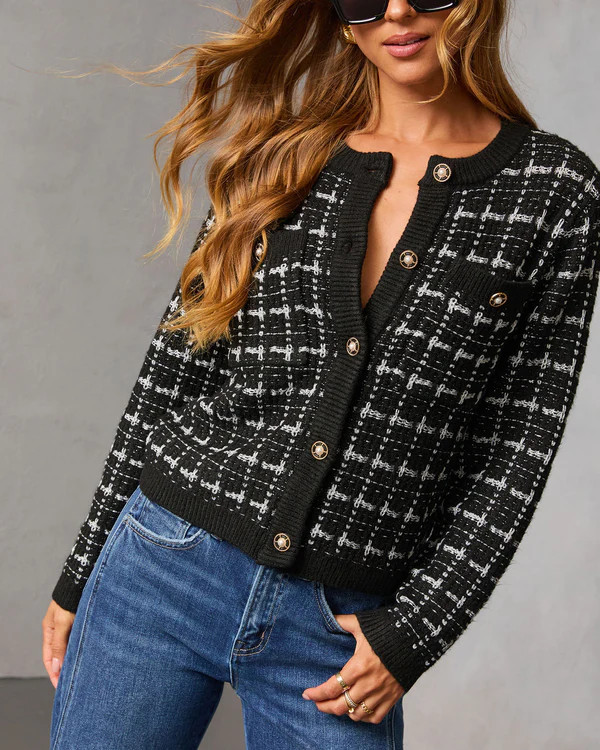 Ashwood Knit Tweed Cardigan | VICI