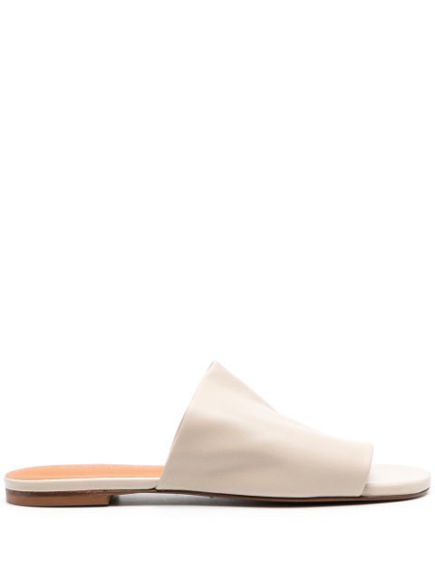 Clergerie Itou Leather Slide Sandals - Farfetch | Farfetch (US)