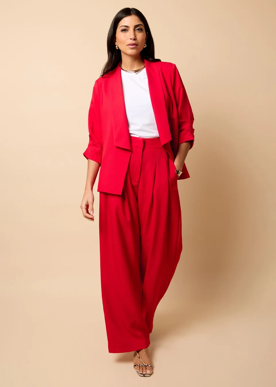Little Mistress Red Co-Ord Blazer By Vicky Pattison | Matalan (UK)