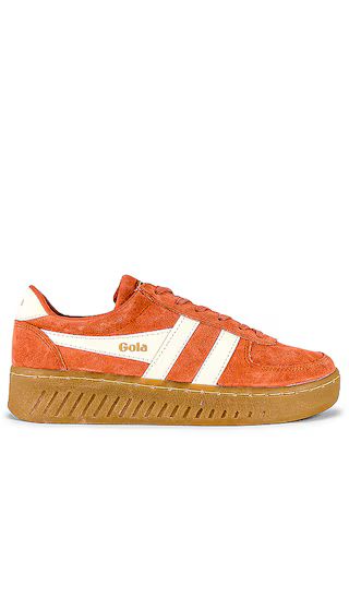 Grandslam Suede Sneaker in Orange Spice & Gum | Revolve Clothing (Global)