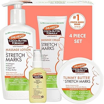 Palmer's Cocoa Butter Formula Pregnancy Skin Care Kit for Stretch Marks and Scars, Dermatologist ... | Amazon (US)
