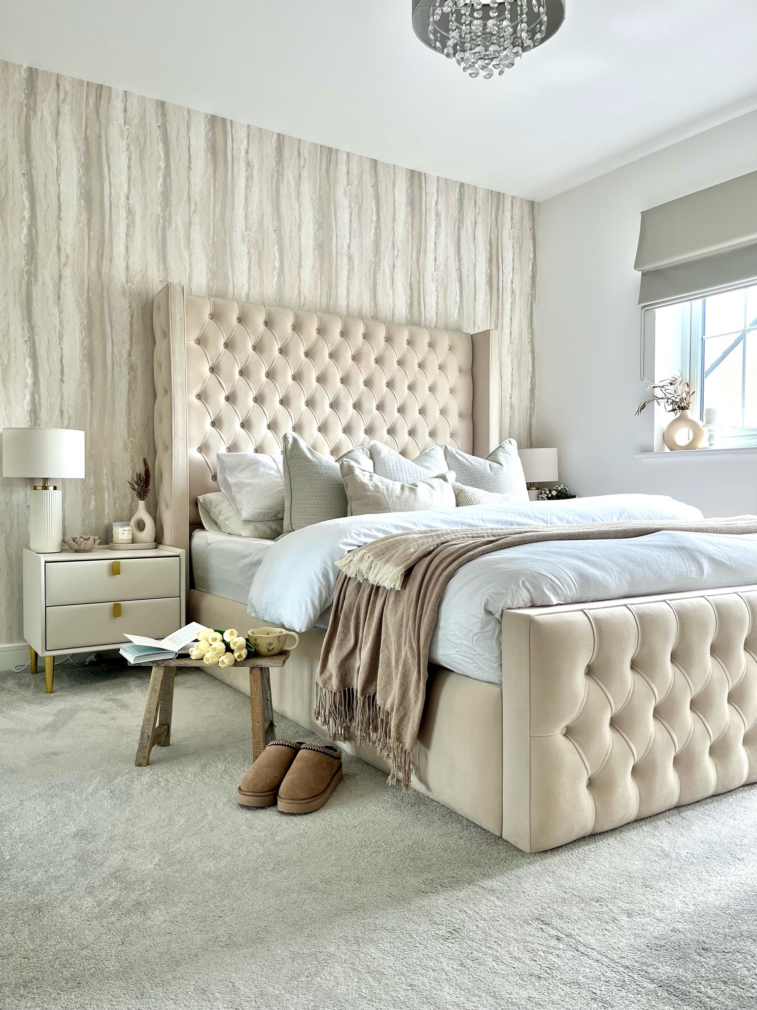 Neutral home decor, bedroom inspo, cosy home, bedroom styling, master bedroom, luxury bedroom

#LTKuk #LTKspring #LTKhome