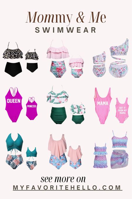 Mommy & me swimsuits, mommy and me vacation outfits, mommy and me swimwear, matching bikinis, toddler swimsuits, swimsuits Amazonn

#LTKfamily #LTKkids #LTKswim