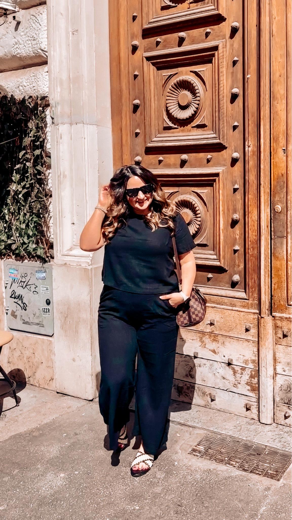 A comfy linen set to wear as your next vacation outfit!

Wearing an xl

Midsize
Curvy
Short sleeve set
Black linen set
Travel outfit
Vacation outfit
Amazon fashion
Comfy outfitt

#LTKMidsize #LTKSeasonal #LTKTravel