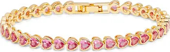 Heart Cubic Zirconia Tennis Bracelet | Nordstrom
