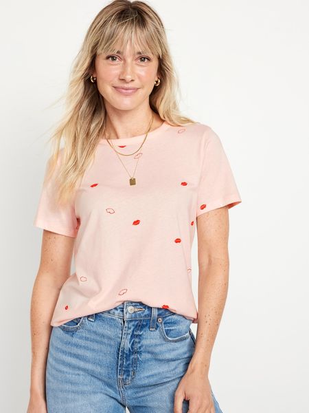 EveryWear Crew-Neck Printed T-Shirt for Women | Old Navy (US)