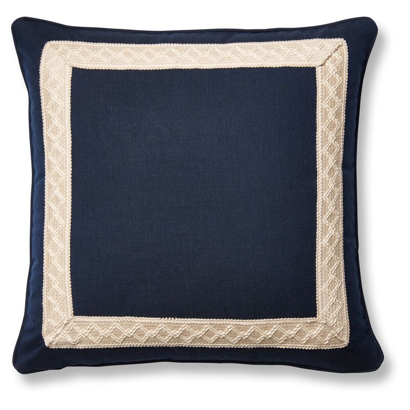 Meridia 20x20 Pillow, Blue Sunbrella | One Kings Lane