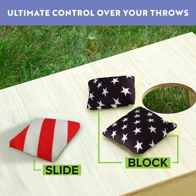 KHAMPA Set of 8 Regulation Cornhole Bags National Flag Double Stiched - Standard Corn Hole Bean B... | Walmart (US)