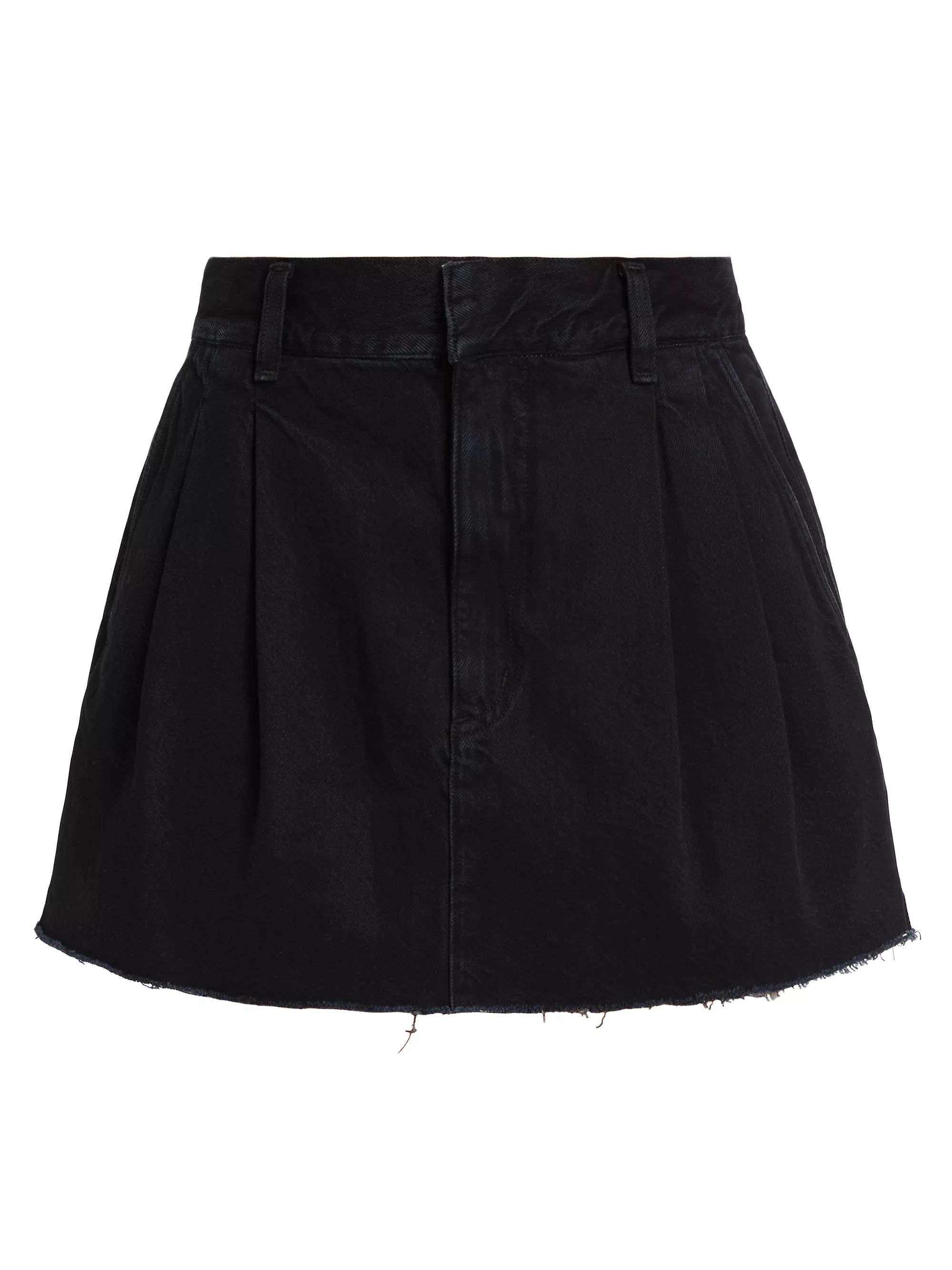 AgoldeBecker Denim Miniskirt | Saks Fifth Avenue