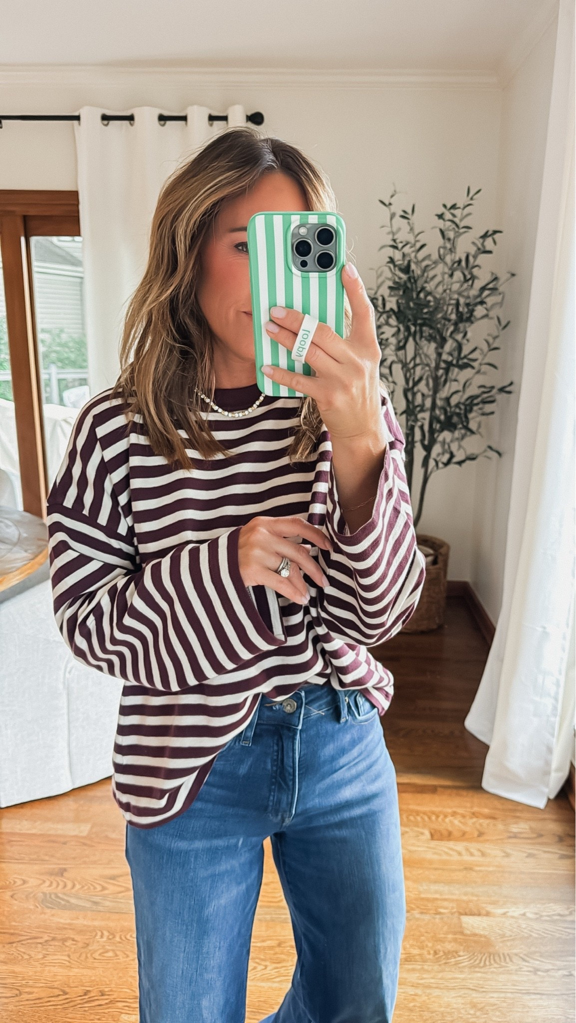 25% off Madewell insiders sale 
Love the fit of these elevated tee 
XS
Necklace - use code: twopeasinablog

#LTKmomlife #LTKSaleAlert #LTKSeasonal