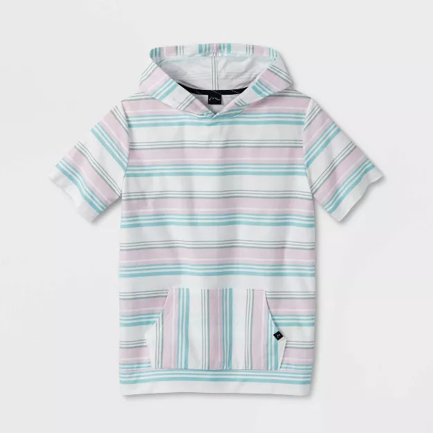 Boys' Striped French Terry Hoodie Sweatshirt - art class™ | Target