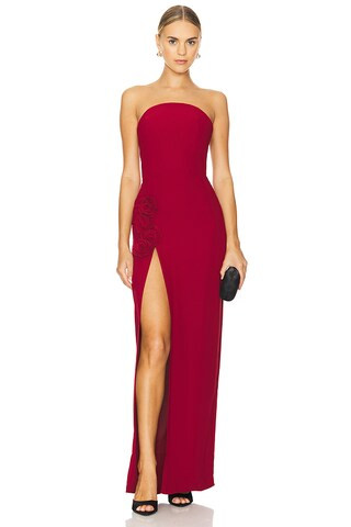 Amanda Uprichard x REVOLVE Wolfe Gown in Carnelian from Revolve.com | Revolve Clothing (Global)