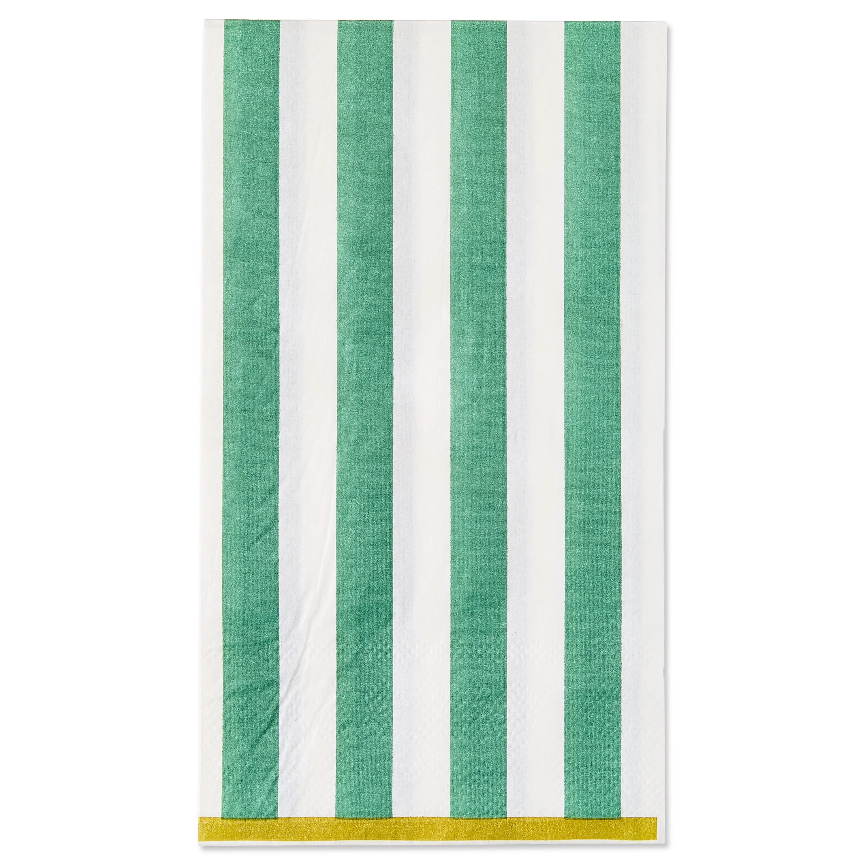4" x 8" Green and White Stripe Paper Napkins, 16 Count, Easter by Way To Celebrate | Walmart (US)