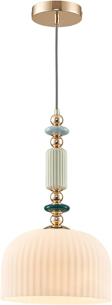 Pendant Light Modern Pendant Lighting Fixtures Hanging Lamp Milk White Glass Pendant Fixtures for... | Amazon (US)