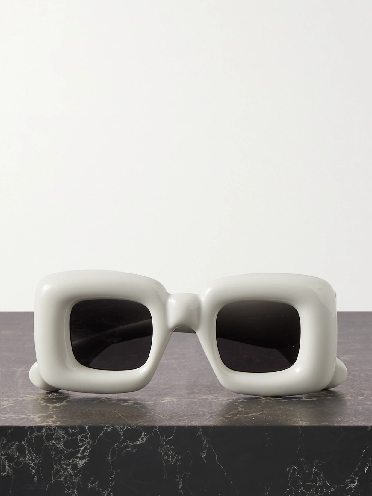LOEWE - Inflated Oversized Square-frame Acetate Sunglasses - White | NET-A-PORTER (US)