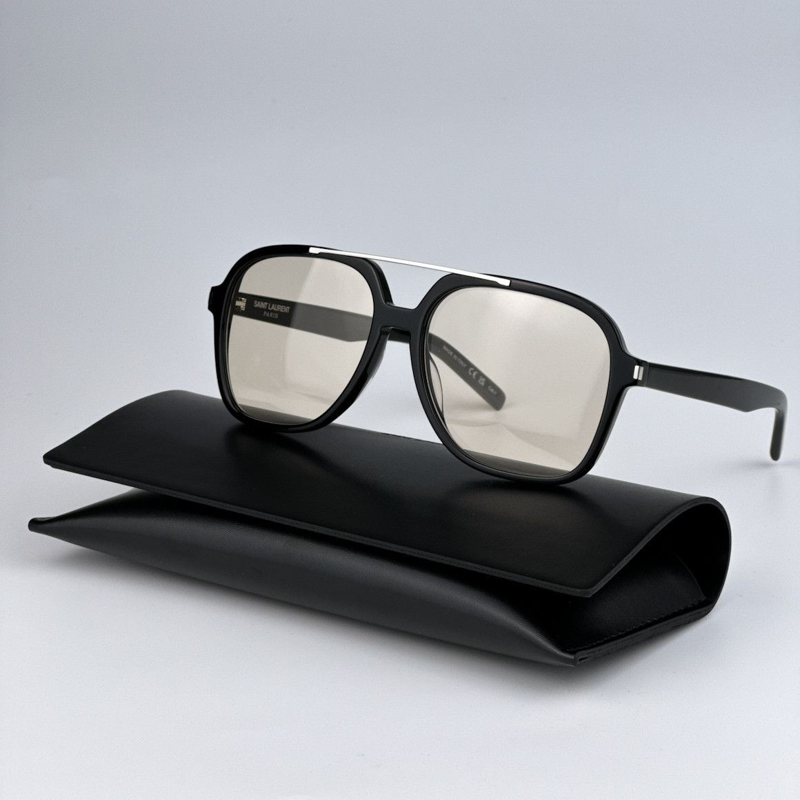 Saint Laurent Paris NEW Saint Laurent SL545 001 Pilot Unisex Sunglasses | Grailed | Grailed