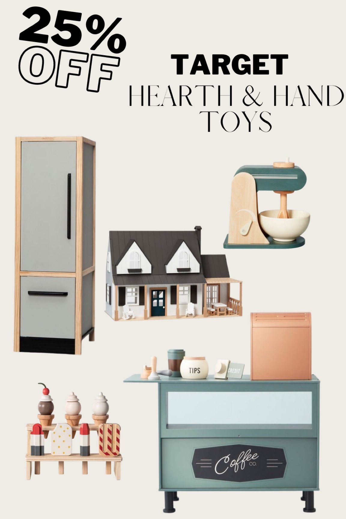 25% off the most aesthetically pleasing kids TOYS! Some of Target’s best sellers by Heart & Hand Magnolia on SALE🤍

#LTKkids #LTKFind #LTKGiftGuide