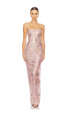 Bronx and Banco x REVOLVE Giselle Maxi Dress in Blush from Revolve.com | Revolve Clothing (Global)