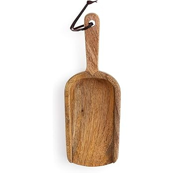 Demdaco Natural Brown 12 x 4 Mango Wood Popcorn Scoop with Loop | Amazon (US)
