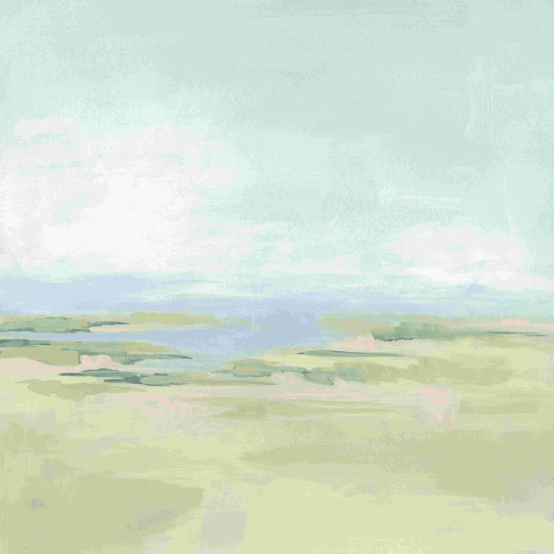 Soft Inlet I - Wrapped Canvas Painting | Wayfair North America