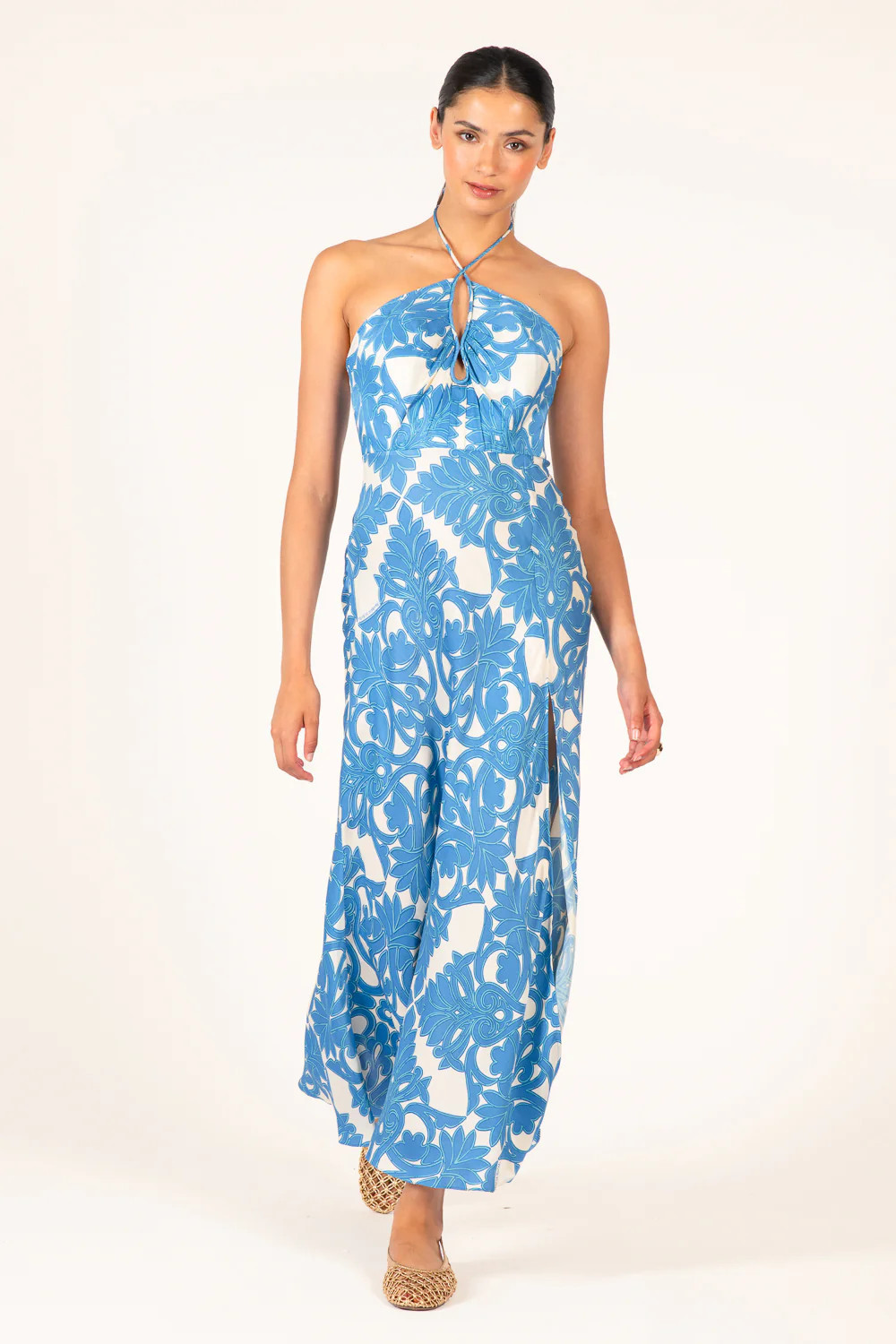 Long Dress Stella - Blue Mantra | Poupette St Barth