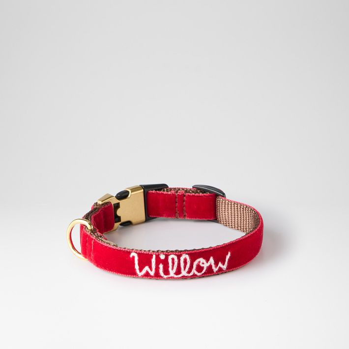 Velvet Hand Embroidered Collar | Mark and Graham