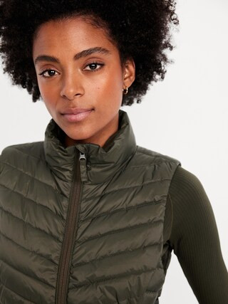 Water-Resistant Packable Puffer Vest | Old Navy (US)