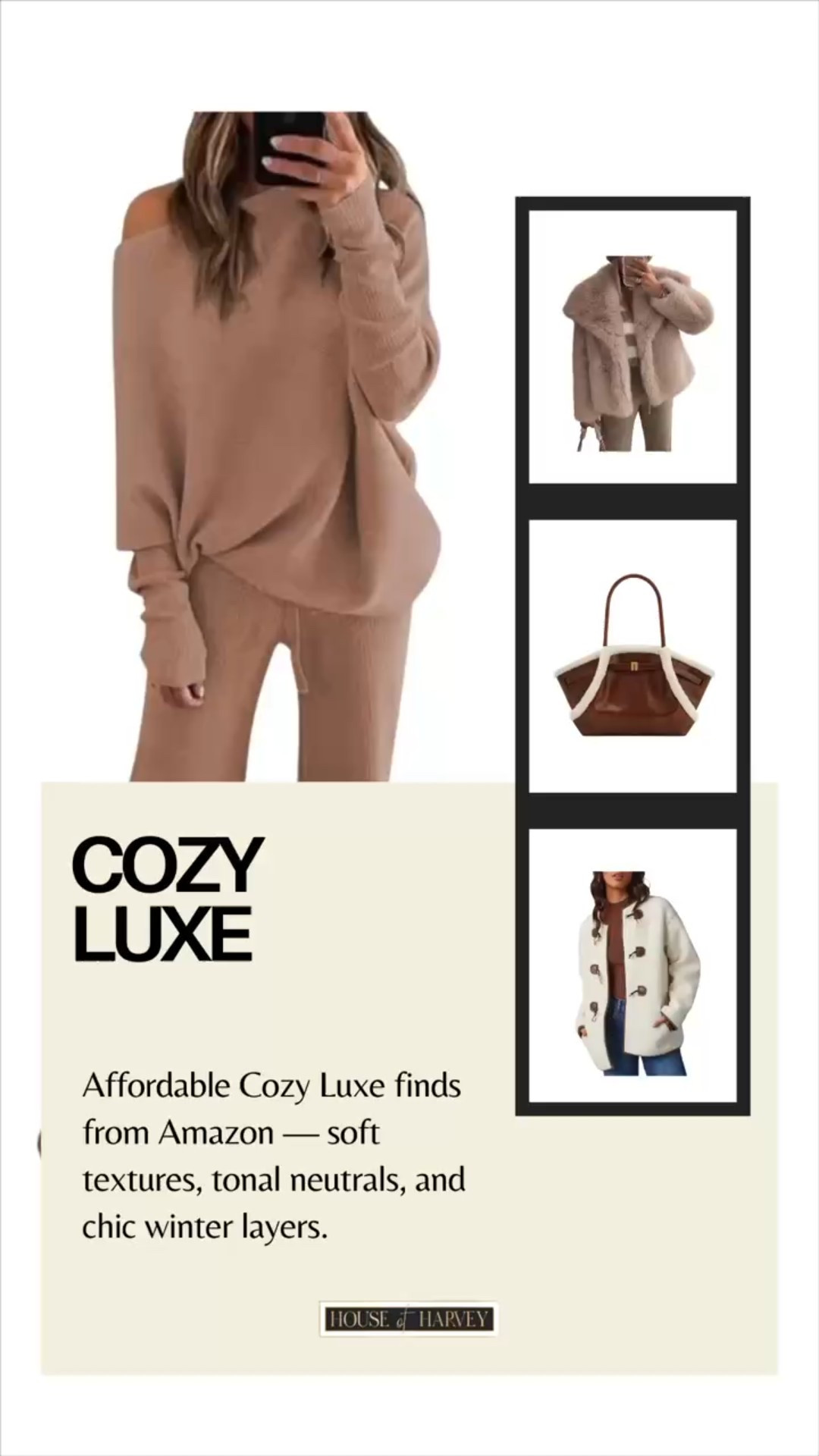 Cozy luxe—affordable cozy luxe finds from Amazon—soft textures, tonal neutrals, and chic winter layers! I found the best pieces all from Amazon that are under $100 and that perfect cozy luxe style vibe! All items linked ⬆️

#ltkcreator #ltkfinds #ltkwatchnow #ltkstyletip #amazon #amazonfinds #cozy #cozyluxe #holiday 

#LTKSeasonal #LTKFindsUnder100 #LTKHoliday