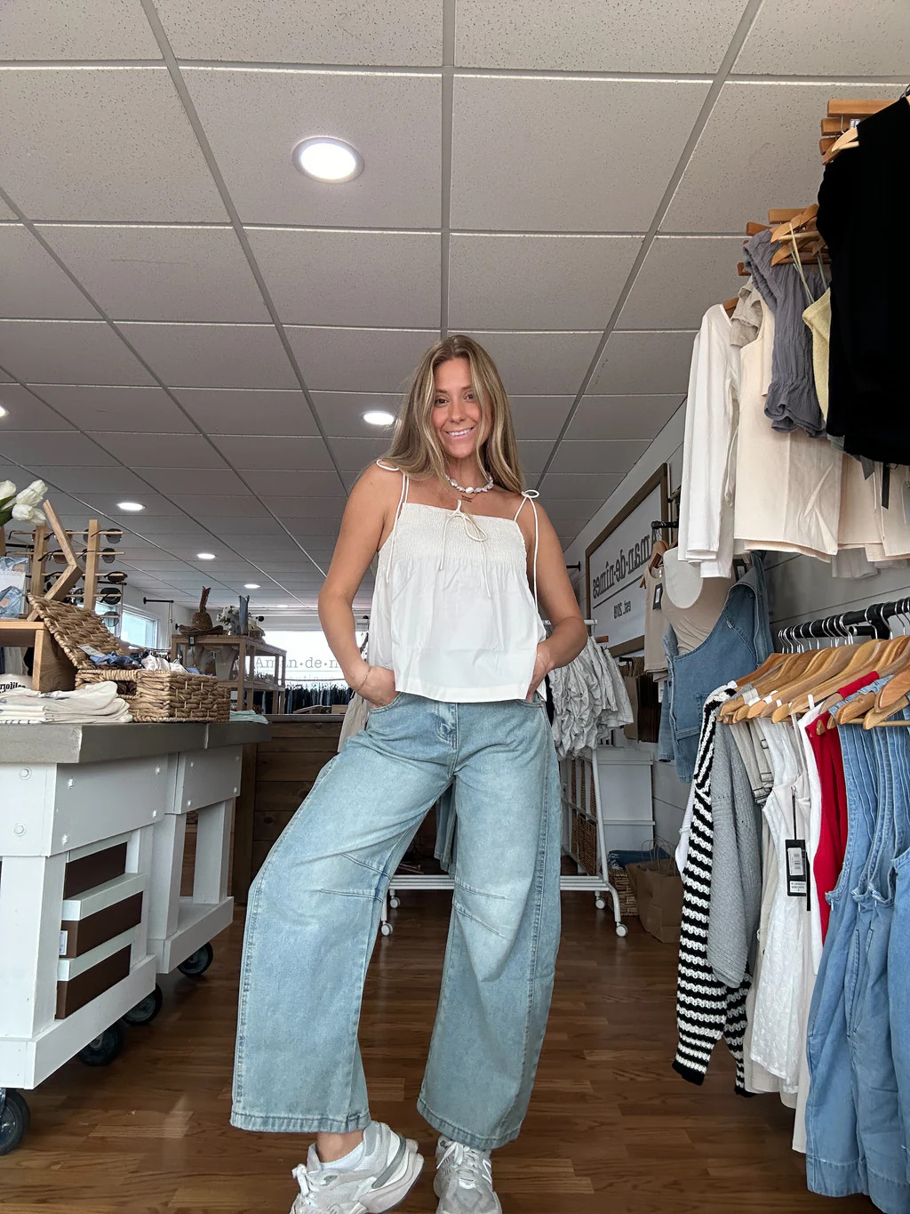 Denim Barrel Jeans | amandenimes