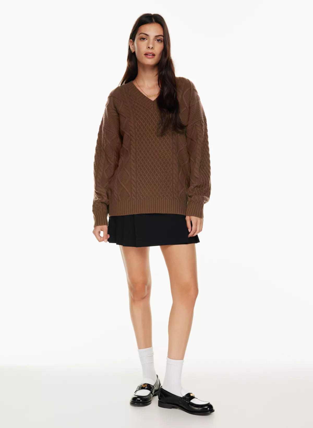 PEGGY V-NECK SWEATER | Aritzia