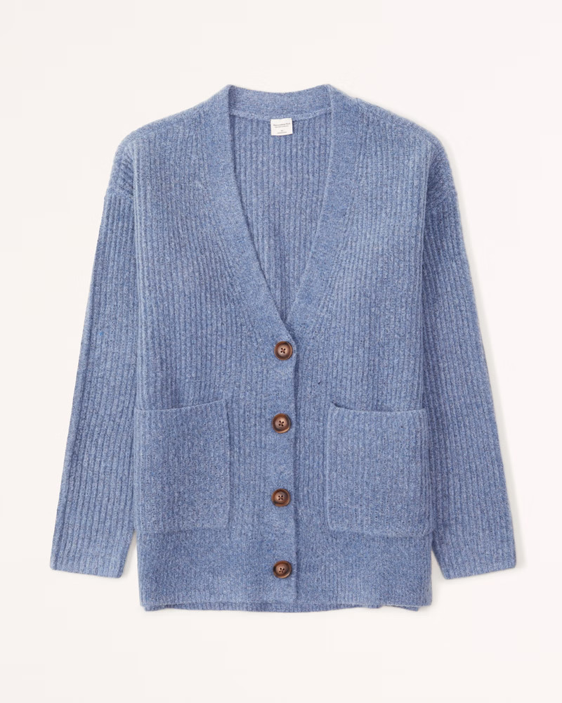 Women's Fluffy Oversized Cardigan | Women's Tops | Abercrombie.com | Abercrombie & Fitch (US)