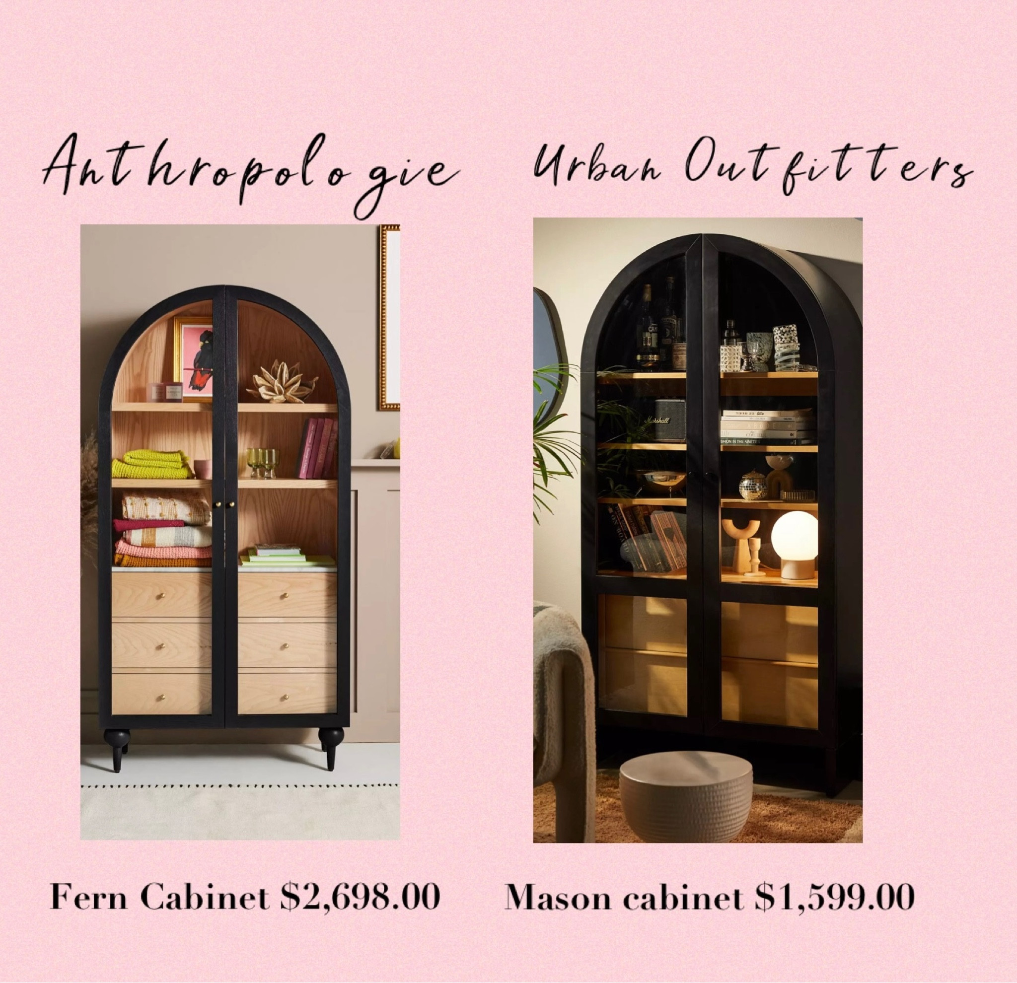Alternative to the expensive Anthropologie Fern Cabinet: the Mason Storage Cabinet and in my opinion much nicer 💕

#LTKhome