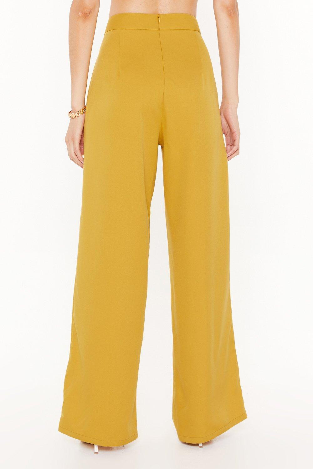 High Waisted Wide Leg Tailored Pants | Nasty Gal (US)
