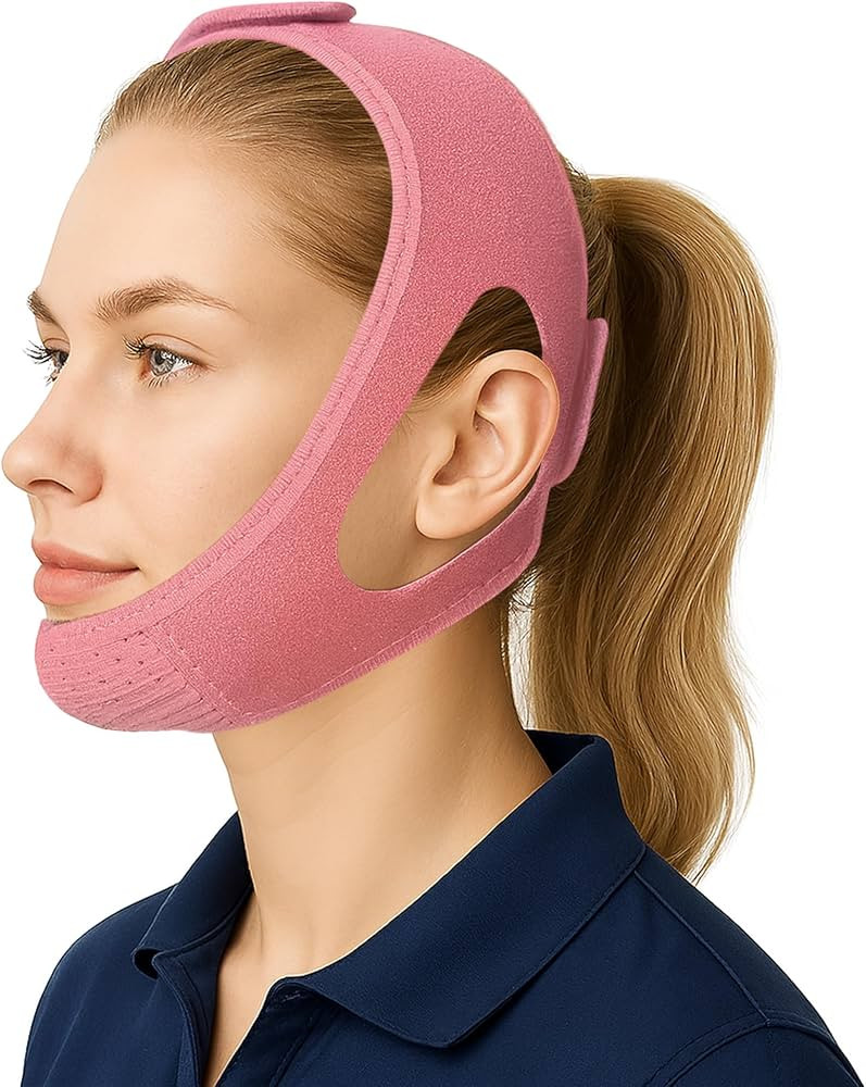 Chin Strap CPAP Users, Comfortable CPAP Chin Strap Jaw Support to Keep Mouth Closed Positioning N... | Amazon (US)