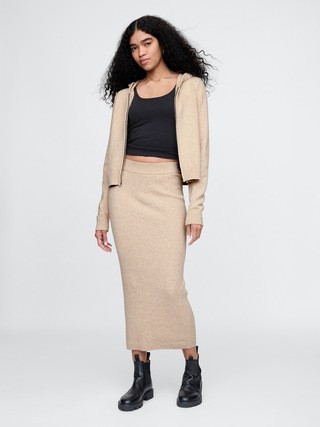 CashSoft Rib Maxi Sweater Skirt | Gap (CA)