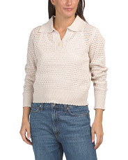 Linen Blend Fern Knit Sweater | Clothing | Marshalls | Marshalls