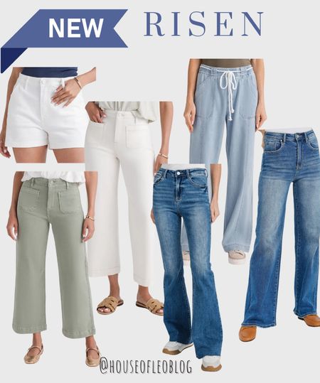 Risen, jeans, white denim shorts, social threads 

#LTKFindsUnder100