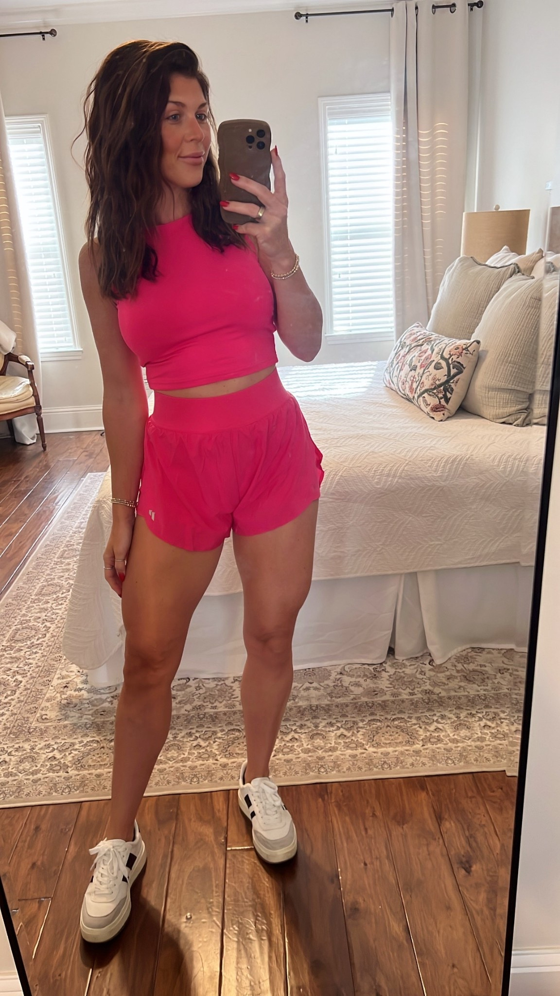 These tops are so versatile. They are double lined but no built in bra. They are TTS - I’m wearing the small. These shoes are also from Amazon and TTS!! 

#LTKFindsUnder50 #LTKPetite #LTKActive